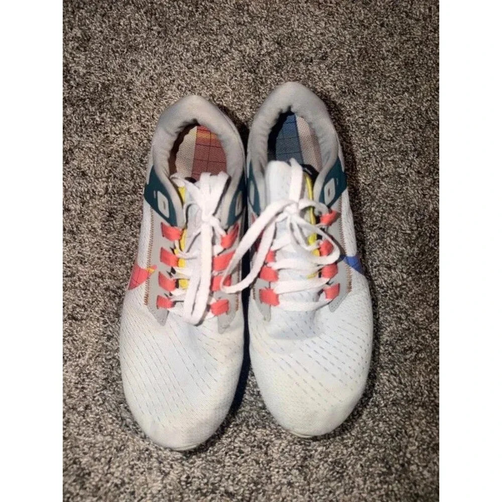 Nike Wmns Air Zoom Pegasus 38 Premium, Blue Tint Regal Pink, Sz 8